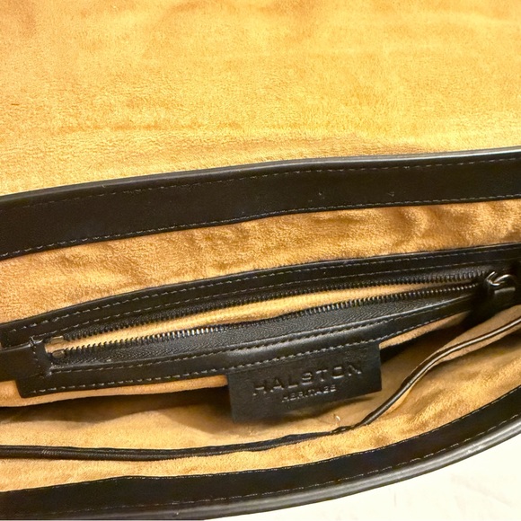 Halston Hertiage designer Bag for Women Elegant Black Clutch Bag - Picture 8 of 11
